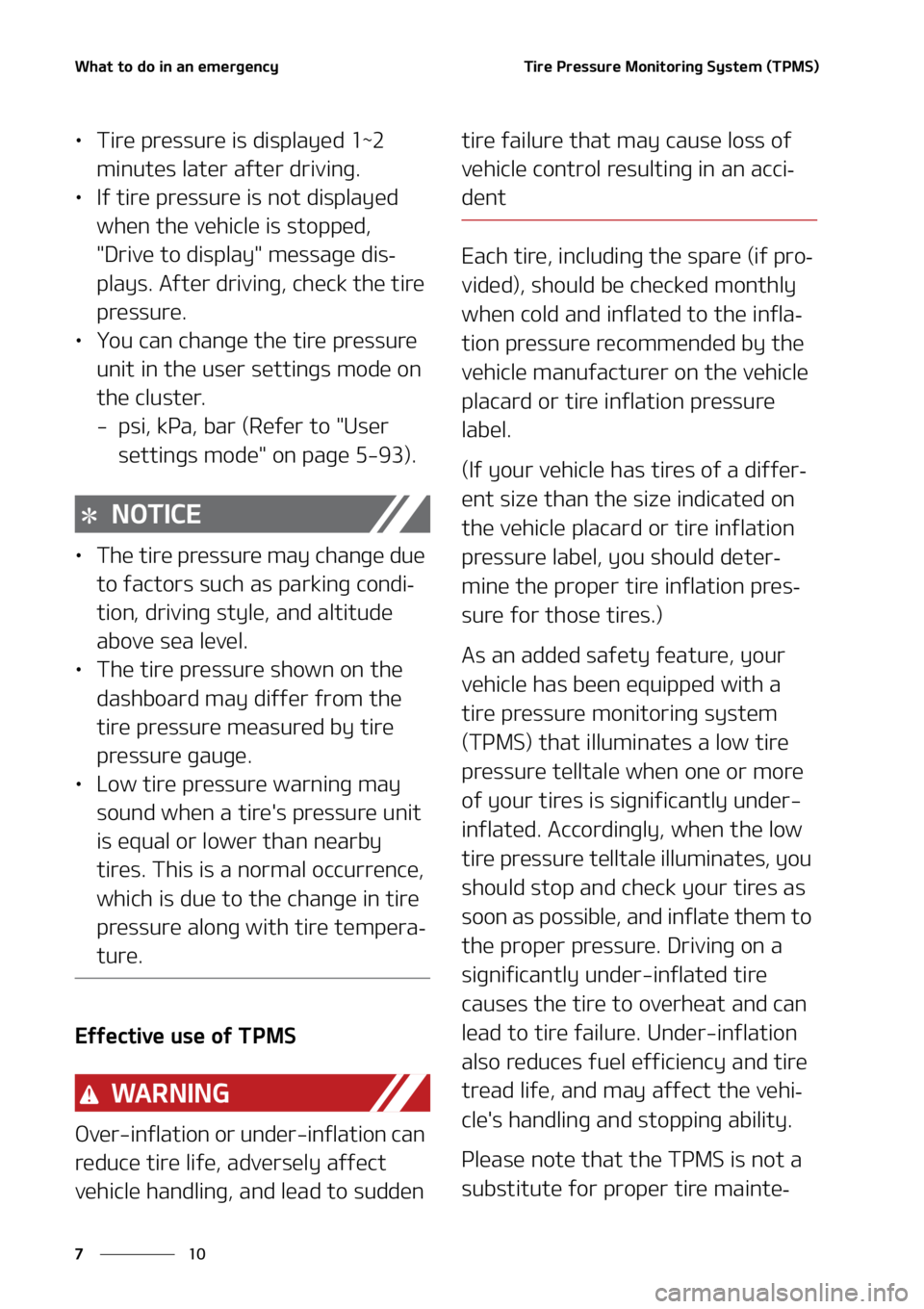 KIA SORENTO HYBRID 2022  Owners Manual �8�I�B�U��U�P��E�P��J�O��B�O��F�N�F�S�H�F�O�D�Z
��
�
�5�J�S�F��1�S�F�T�T�V�S�F��.�P�O�J�U�P�S�J�O�H��4�Z�T�U�F�N��	�5�1�.�4�

LÜ �5�J�S�F��Q�S�F�T�T�V�S�F��J�T��E�J�T�Q�M�B�Z�F�E���_
