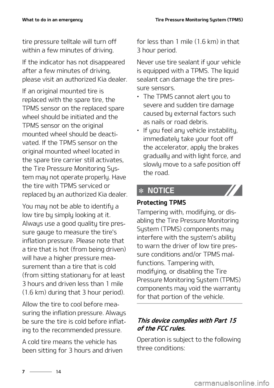 KIA SORENTO HYBRID 2022  Owners Manual �8�I�B�U��U�P��E�P��J�O��B�O��F�N�F�S�H�F�O�D�Z
��
�
�5�J�S�F��1�S�F�T�T�V�S�F��.�P�O�J�U�P�S�J�O�H��4�Z�T�U�F�N��	�5�1�.�4�

�U�J�S�F��Q�S�F�T�T�V�S�F��U�F�M�M�U�B�M�F��X�J�M�M��U�V�S