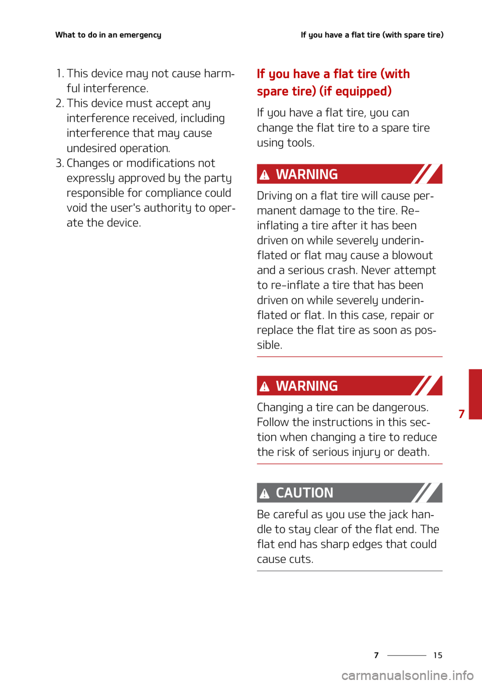 KIA SORENTO HYBRID 2022  Owners Manual ��
�
�
�8�I�B�U��U�P��E�P��J�O��B�O��F�N�F�S�H�F�O�D�Z�*�G��Z�P�V��I�B�W�F��B��G�M�B�U��U�J�S�F��	�X�J�U�I��T�Q�B�S�F��U�J�S�F�

�� �5�I�J�T��E�F�W�J�D�F��N�B�Z��O�P�U��D�B�V�T�