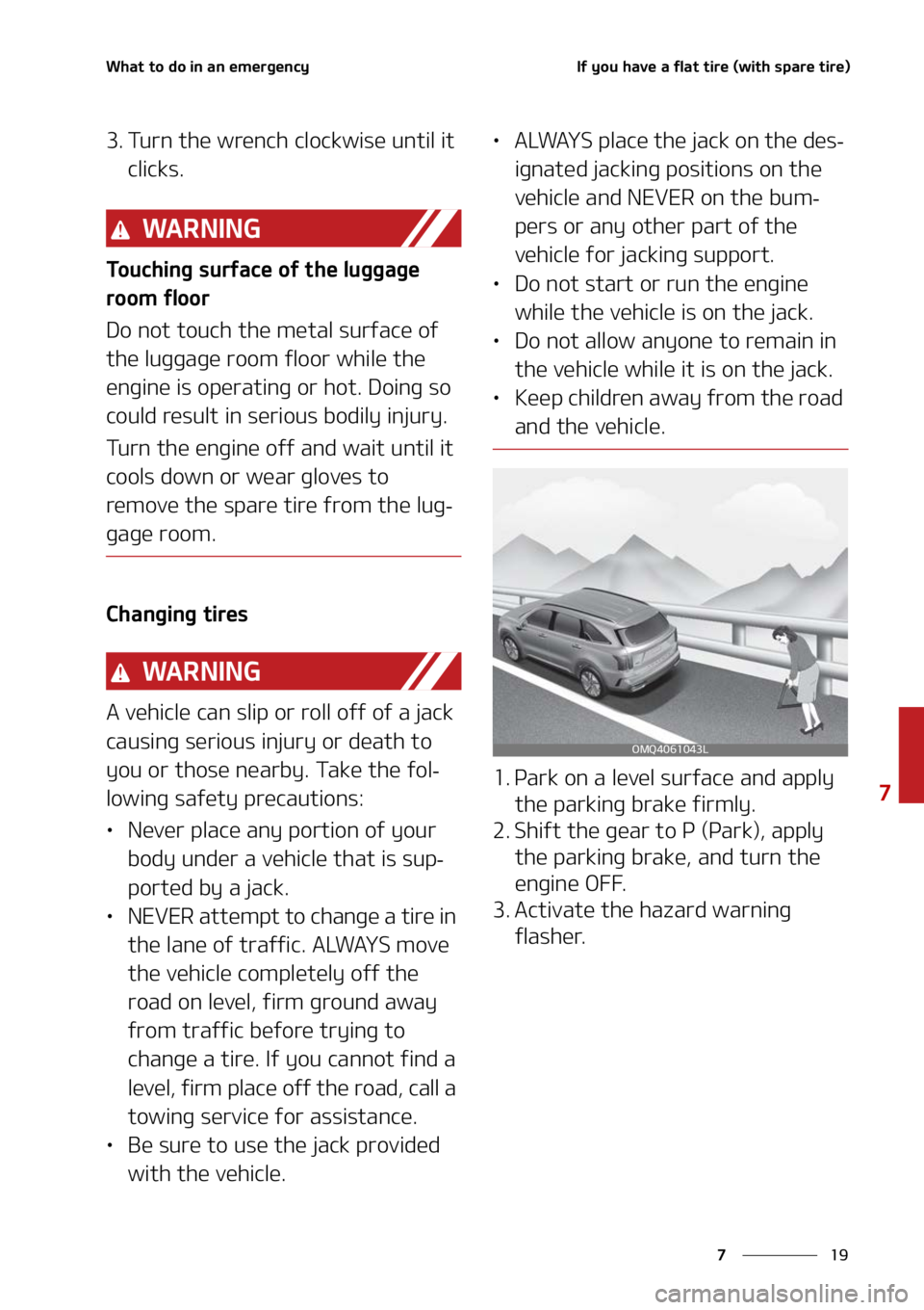 KIA SORENTO HYBRID 2022  Owners Manual ��
�
�
�8�I�B�U��U�P��E�P��J�O��B�O��F�N�F�S�H�F�O�D�Z�*�G��Z�P�V��I�B�W�F��B��G�M�B�U��U�J�S�F��	�X�J�U�I��T�Q�B�S�F��U�J�S�F�

�� �5�V�S�O��U�I�F��X�S�F�O�D�I��D�M�P�D�L�X�J�T�