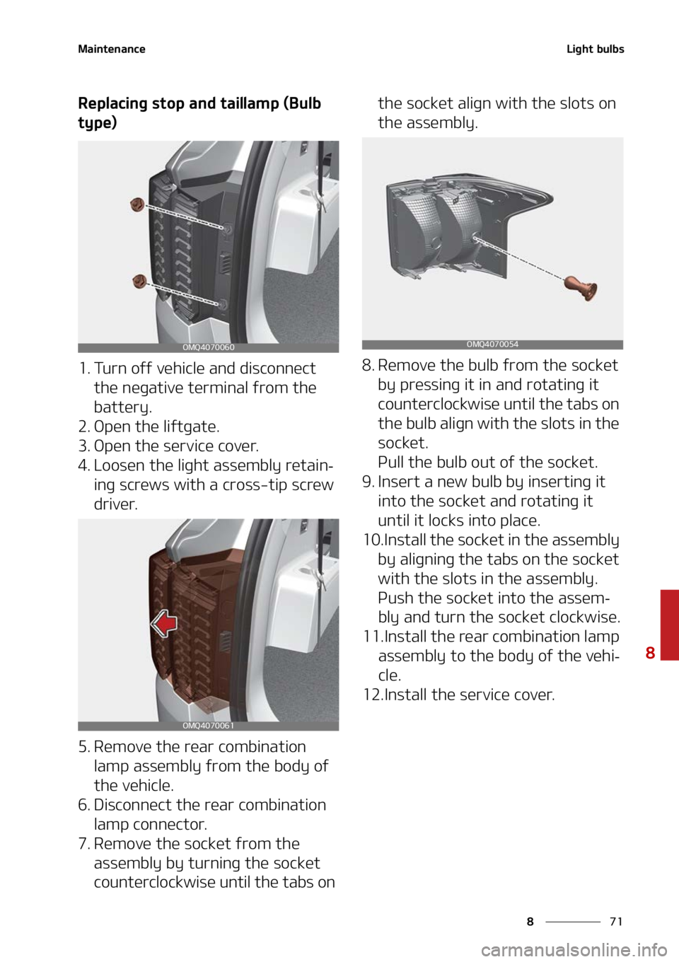 KIA SORENTO HYBRID 2022  Owners Manual ��
�
�
�.�B�J�O�U�F�O�B�O�D�F�-�J�H�I�U��C�V�M�C�T
�3�F�Q�M�B�D�J�O�H��T�U�P�Q��B�O�E��U�B�J�M�M�B�N�Q��	�#�V�M�C�
�U�Z�Q�F�

�� �5�V�S�O��P�G�G��W�F�I�J�D�M�F��B�O�E��E�J�T�D�P�O�O�F�