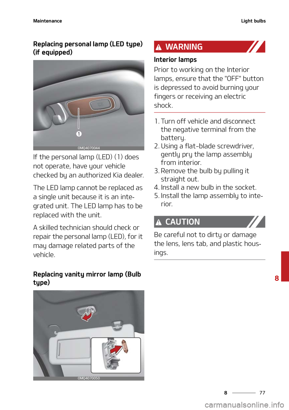 KIA SORENTO HYBRID 2022  Owners Manual ��
�
�
�.�B�J�O�U�F�O�B�O�D�F�-�J�H�I�U��C�V�M�C�T
�3�F�Q�M�B�D�J�O�H��Q�F�S�T�P�O�B�M��M�B�N�Q��	�-�&�%��U�Z�Q�F�
�
�	�J�G��F�R�V�J�Q�Q�F�E�

�*�G��U�I�F��Q�F�S�T�P�O�B�M��M�B�N�Q��	�-