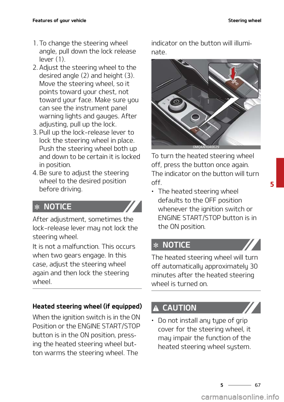 KIA SORENTO HYBRID 2021  Owners Manual ��
�
�
��F�B�U�V�S�F�T��P�G��Z�P�V�S��W�F�I�J�D�M�F�4�U�F�F�S�J�O�H��X�I�F�F�M
�� �5�P��D�I�B�O�H�F��U�I�F��T�U�F�F�S�J�O�H��X�I�F�F�M��B�O�H�M�F�
��Q�V�M�M��E�P�X�O��U�I�F��M�P�D�