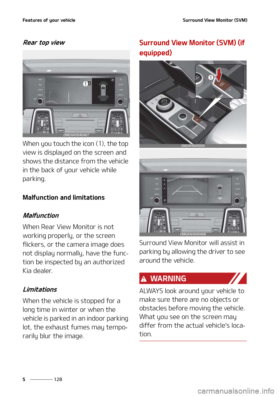KIA SORENTO HYBRID 2021  Owners Manual ��F�B�U�V�S�F�T��P�G��Z�P�V�S��W�F�I�J�D�M�F
���
�
�4�V�S�S�P�V�O�E��7�J�F�X��.�P�O�J�U�P�S��	�4�7�.�

�3�F�B�S��U�P�Q��W�J�F�X
�8�I�F�O��Z�P�V��U�P�V�D�I��U�I�F��J�D�P�O��	��
�
��
