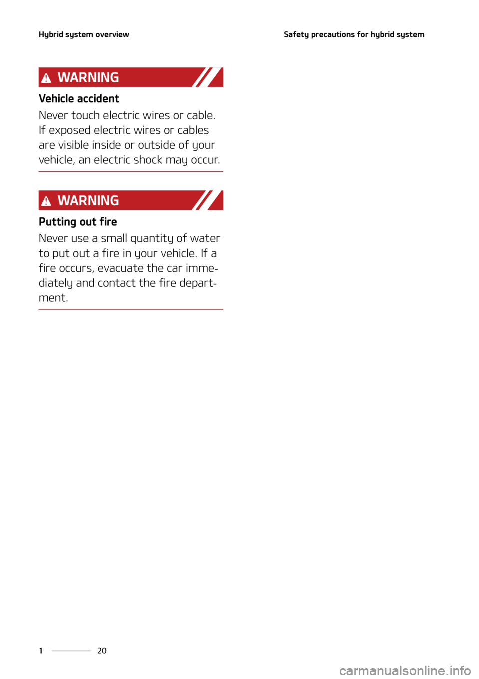 KIA SORENTO HYBRID 2021 Owners Manual �)�Z�C�S�J�E��T�Z�T�U�F�N��P�W�F�S�W�J�F�X
��
�
�4�B�G�F�U�Z��Q�S�F�D�B�V�U�J�P�O�T��G�P�S��I�Z�C�S�J�E��T�Z�T�U�F�N
�8�" �3 �/ �* �/ �(
�7�F�I�J�D�M�F��B�D�D�J�E�F�O�U
�/�F�W�F�S��U�P�V�D�