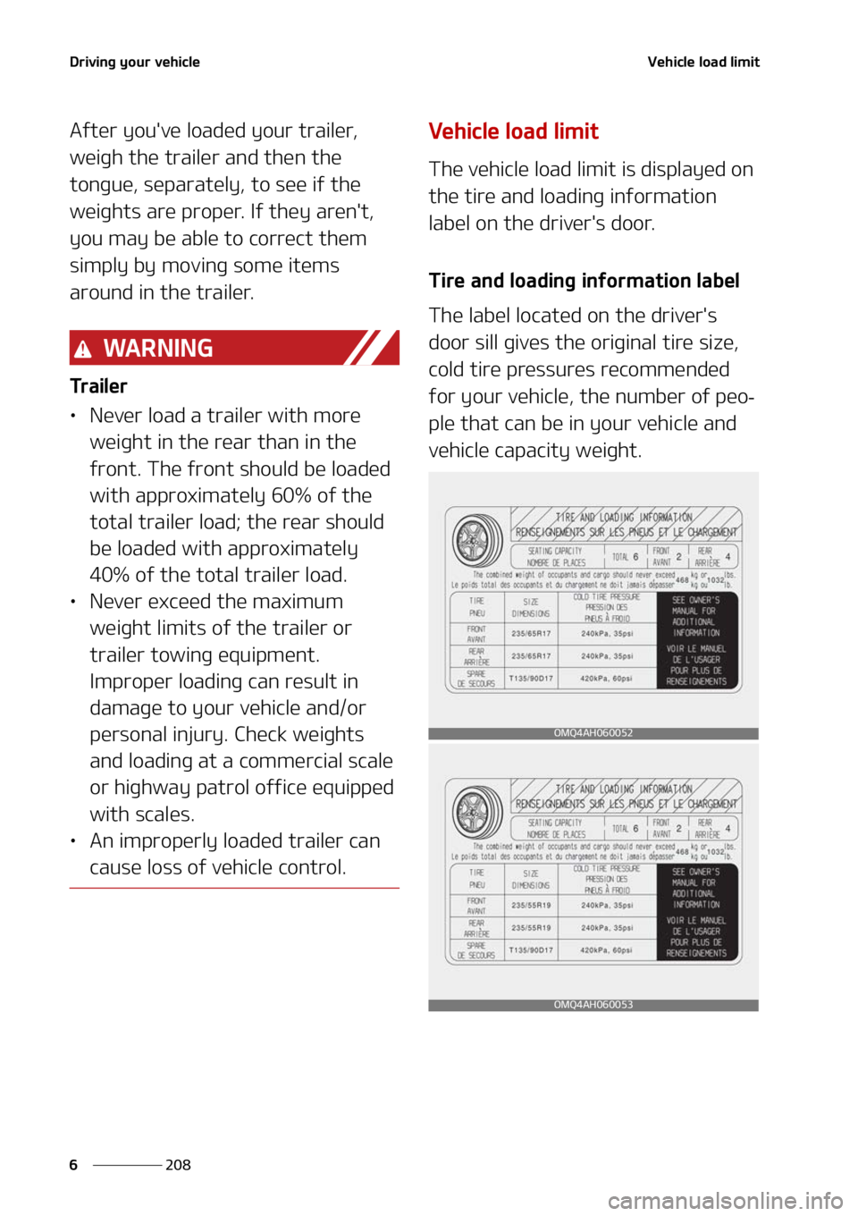 KIA SORENTO HYBRID 2021  Owners Manual �%�S�J�W�J�O�H��Z�P�V�S��W�F�I�J�D�M�F
���
�
�7�F�I�J�D�M�F��M�P�B�E��M�J�N�J�U
�"�G�U�F�S��Z�P�V��W�F��M�P�B�E�F�E��Z�P�V�S��U�S�B�J�M�F�S�
�
�X�F�J�H�I��U�I�F��U�S�B�J�M�F�S��B�O�E�