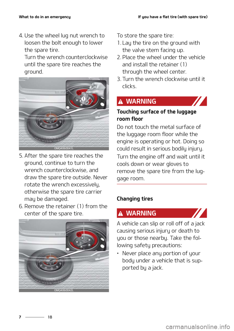 KIA SORENTO HYBRID 2021  Owners Manual �8�I�B�U��U�P��E�P��J�O��B�O��F�N�F�S�H�F�O�D�Z
��
�
�*�G��Z�P�V��I�B�W�F��B��G�M�B�U��U�J�S�F��	�X�J�U�I��T�Q�B�S�F��U�J�S�F�

�� �6�T�F��U�I�F��X�I�F�F�M��M�V�H��O�V�U��X�S�F�