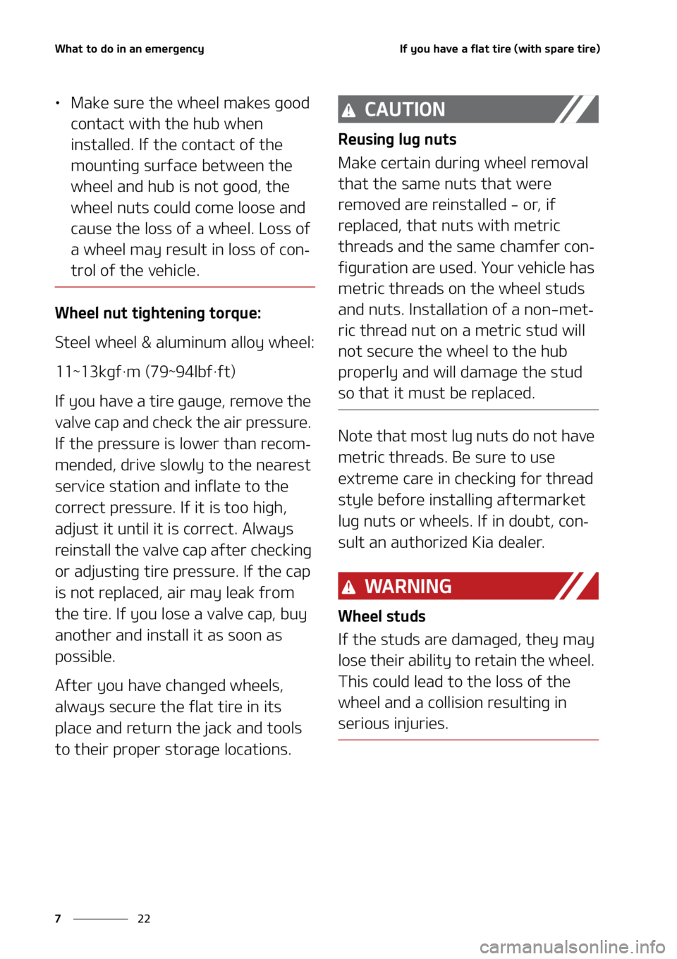 KIA SORENTO HYBRID 2021  Owners Manual �8�I�B�U��U�P��E�P��J�O��B�O��F�N�F�S�H�F�O�D�Z
��
�
�*�G��Z�P�V��I�B�W�F��B��G�M�B�U��U�J�S�F��	�X�J�U�I��T�Q�B�S�F��U�J�S�F�

LÜ �.�B�L�F��T�V�S�F��U�I�F��X�I�F�F�M��N�B�L�F�T�