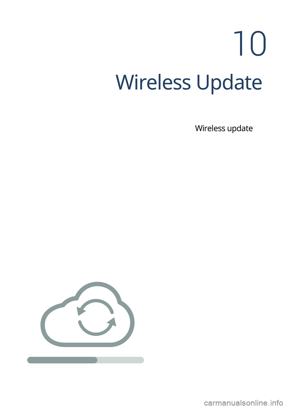 KIA SORENTO 2023  Navigation System Quick Reference Guide Wireless Update
Wireless update 
10   