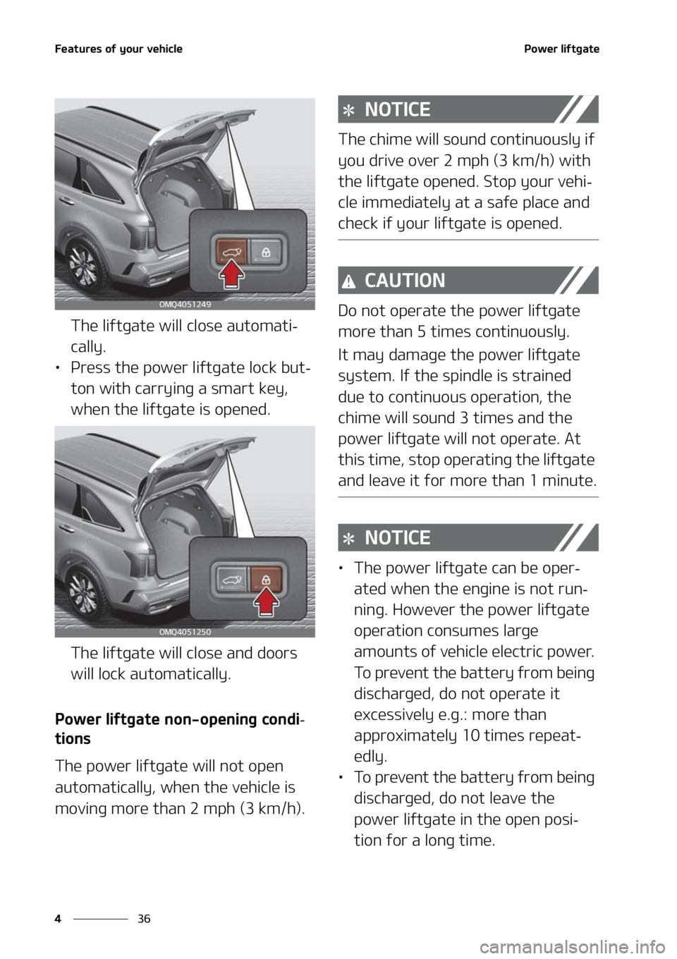 KIA SORENTO 2022  Owners Manual ��F�B�U�V�S�F�T��P�G��Z�P�V�S��W�F�I�J�D�M�F
��
�
�1�P�X�F�S��M�J�G�U�H�B�U�F
�5�I�F��M�J�G�U�H�B�U�F��X�J�M�M��D�M�P�T�F��B�V�U�P�N�B�U�J-
�D�B�M�M�Z�
LÜ �1�S�F�T�T��U�I�F��Q�P�X�F�S�