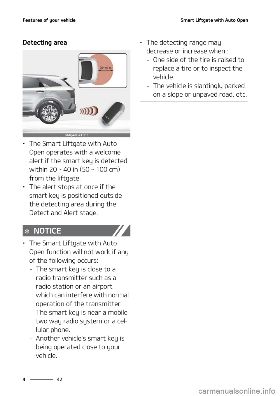 KIA SORENTO 2022  Owners Manual ��F�B�U�V�S�F�T��P�G��Z�P�V�S��W�F�I�J�D�M�F
��
�
�4�N�B�S�U��-�J�G�U�H�B�U�F��X�J�U�I��"�V�U�P��0�Q�F�O
�%�F�U�F�D�U�J�O�H��B�S�F�B
LÜ �5�I�F��4�N�B�S�U��-�J�G�U�H�B�U�F��X�J�U�I��"�