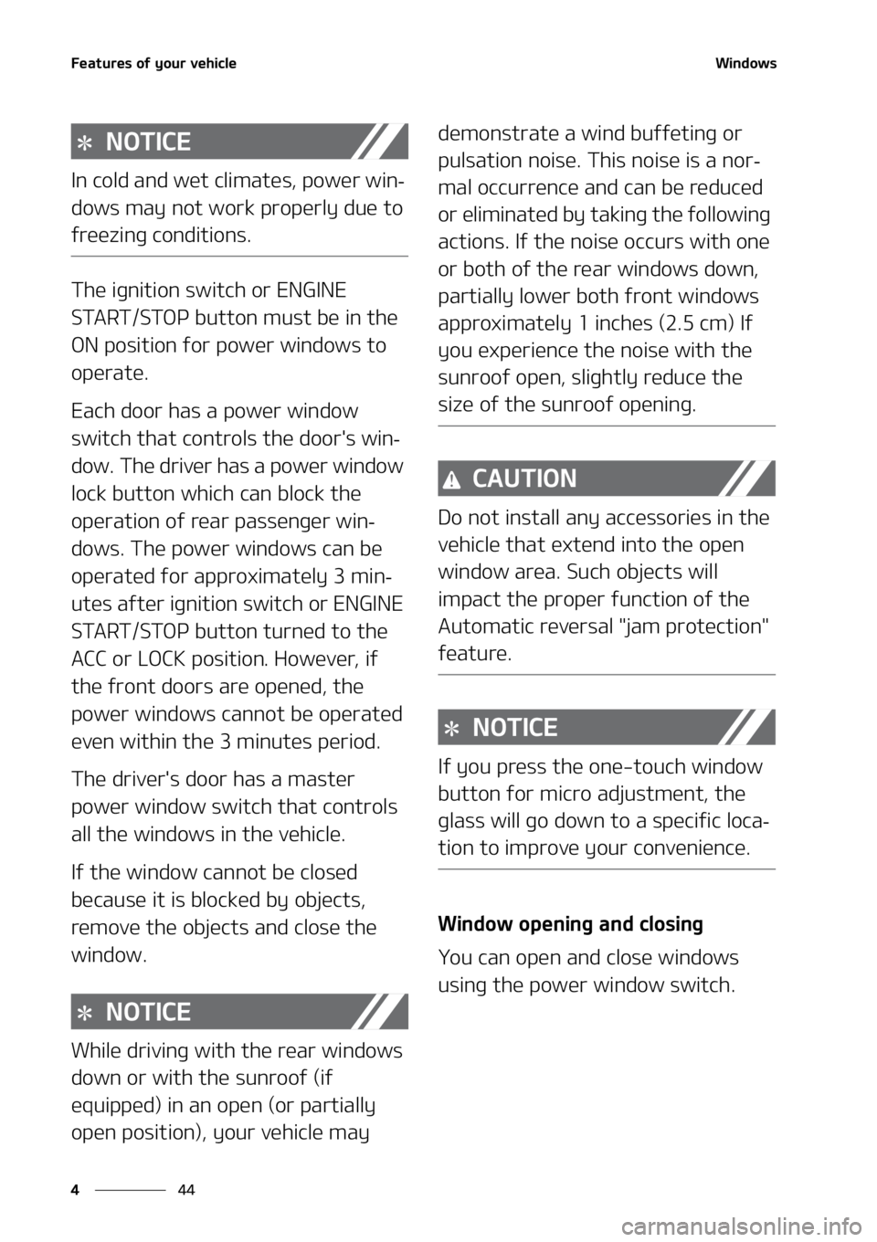 KIA SORENTO 2022  Owners Manual ��F�B�U�V�S�F�T��P�G��Z�P�V�S��W�F�I�J�D�M�F
��
�
�8�J�O�E�P�X�T
�/�0�5�*�$�&
�*�O��D�P�M�E��B�O�E��X�F�U��D�M�J�N�B�U�F�T�
��Q�P�X�F�S��X�J�O-
�E�P�X�T��N�B�Z��O�P�U��X�P�S�L��Q�S�P�