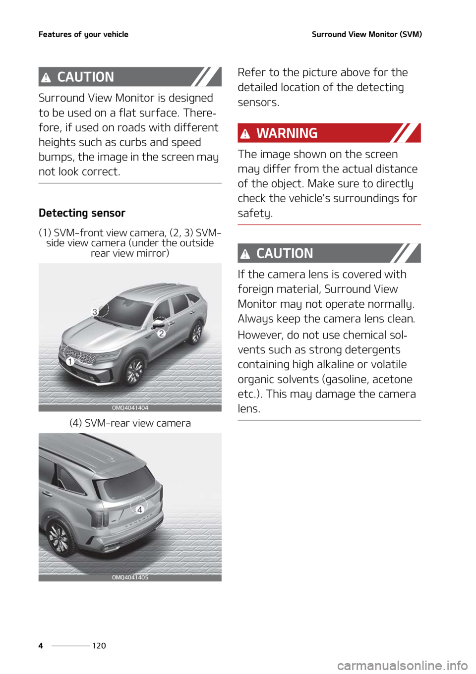 KIA SORENTO 2022  Owners Manual ��F�B�U�V�S�F�T��P�G��Z�P�V�S��W�F�I�J�D�M�F
���
�
�4�V�S�S�P�V�O�E��7�J�F�X��.�P�O�J�U�P�S��	�4�7�.�

�$�"�6�5�*�0�/
�4�V�S�S�P�V�O�E��7�J�F�X��.�P�O�J�U �P�S��J�T��E�F�T�J�H�O�F�E�
�