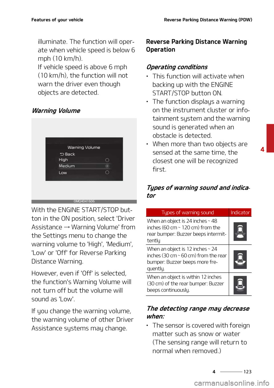 KIA SORENTO 2022  Owners Manual ���
�
�
��F�B�U�V�S�F�T��P�G��Z�P�V�S��W�F�I�J�D�M�F�3�F�W�F�S�T�F��1�B�S�L�J�O�H��%�J�T�U�B�O�D�F��8�B�S�O�J�O�H��	�1�%�8�

�J�M�M�V�N�J�O�B�U�F���5�I�F��G�V�O�D�U�J�P�O��X�J�M�M��P