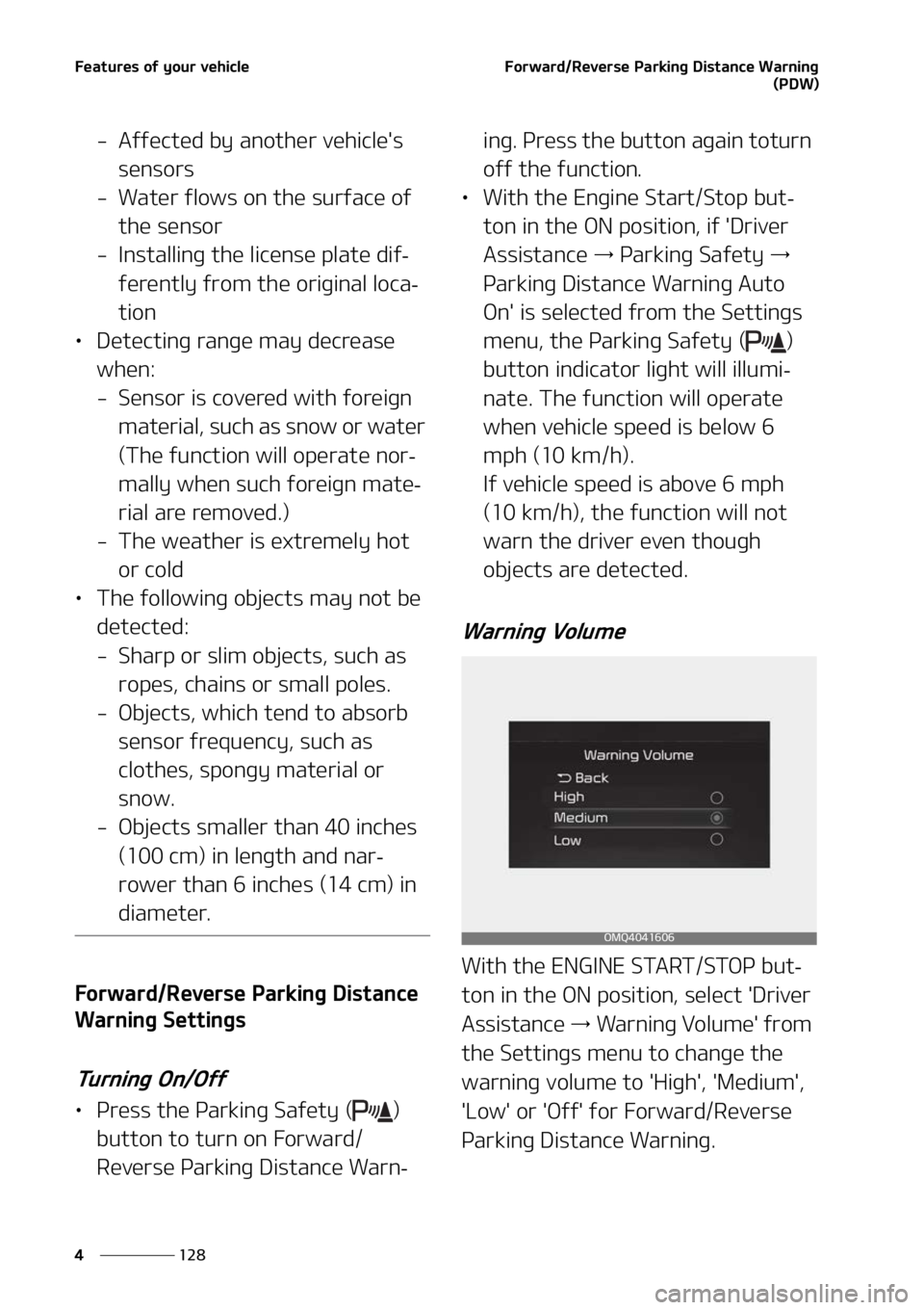 KIA SORENTO 2022  Owners Manual ��F�B�U�V�S�F�T��P�G��Z�P�V�S��W�F�I�J�D�M�F
���
�
��P�S�X�B�S�E��3�F�W�F�S�T�F��1�B�S�L�J�O�H��%�J�T�U�B�O�D�F��8�B�S�O�J�O�H
�	�1�%�8�

� �"�G�G�F�D�U�F�E��C�Z��B�O�P�U�I�F�S��W�F�I