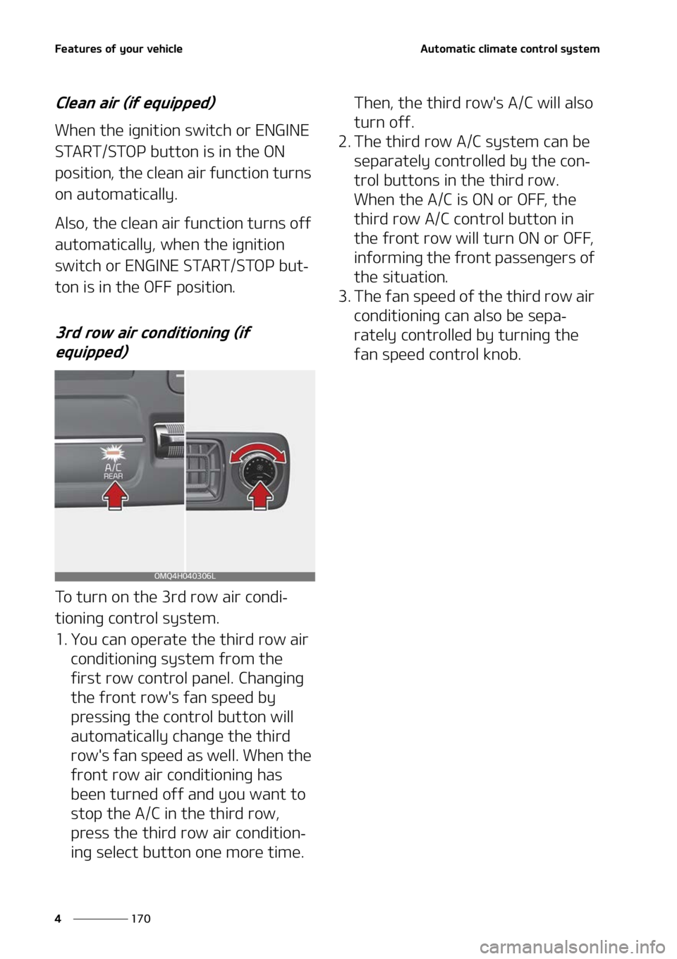 KIA SORENTO 2022  Owners Manual ��F�B�U�V�S�F�T��P�G��Z�P�V�S��W�F�I�J�D�M�F
���
�
�"�V�U�P�N�B�U�J�D��D�M�J�N�B�U�F��D�P�O�U�S�P�M��T�Z�T�U�F�N
�$�M�F�B�O��B�J�S��	�J�G��F�R�V�J�Q�Q�F�E�

�8�I�F�O��U�I�F��J�H�O�J�U�