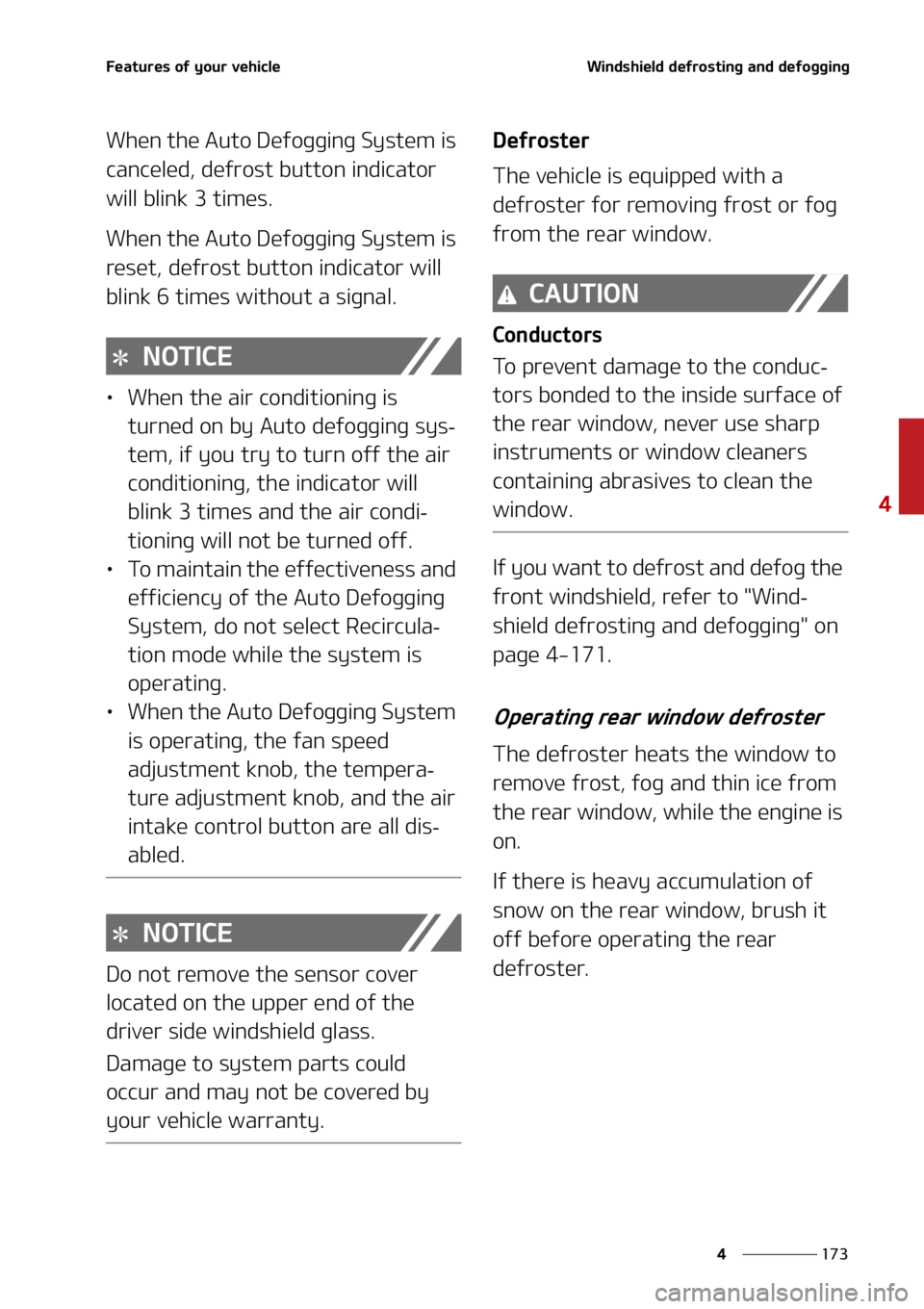 KIA SORENTO 2022  Owners Manual ���
�
�
��F�B�U�V�S�F�T��P�G��Z�P�V�S��W�F�I�J�D�M�F�8�J�O�E�T�I�J�F�M�E��E�F�G�S�P�T�U�J�O�H��B�O�E��E�F�G�P�H�H�J�O�H
�8�I�F�O��U�I�F��"�V�U�P��%�F�G�P�H�H�J�O�H��4�Z�T�U�F�N��J�T�