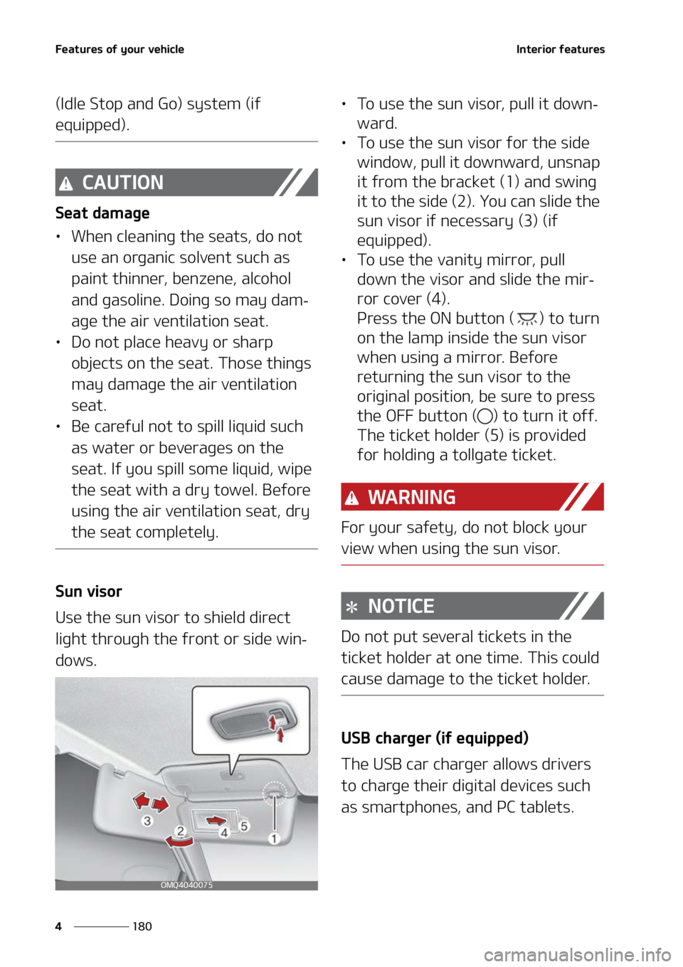 KIA SORENTO 2022  Owners Manual ��F�B�U�V�S�F�T��P�G��Z�P�V�S��W�F�I�J�D�M�F
���
�
�*�O�U�F�S�J�P�S��G�F�B�U�V�S�F�T
�	�*�E�M�F��4�U�P�Q��B�O�E��(�P�
��T�Z�T�U�F�N��	�J�G�
�F�R�V�J�Q�Q�F�E�
�
�$�"�6�5�*�0�/
�4�F�B�U�