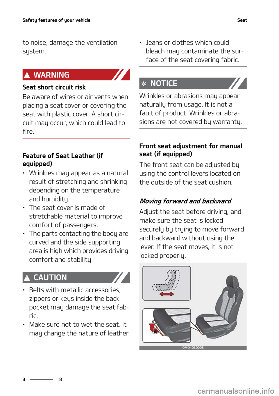 KIA SORENTO 2022 Owners Manual �4�B�G�F�U�Z��G�F�B�U�V�S�F�T��P�G��Z�P�V�S��W�F�I�J�D�M�F
�
�
�4�F�B�U
�U�P��O�P�J�T�F�
��E�B�N�B�H�F��U�I�F��W�F�O�U�J�M�B�U�J�P�O�
�T�Z�T�U�F�N�
�8�" �3 �/ �* �/ �(
�4�F�B�U��T�I�P�S�U