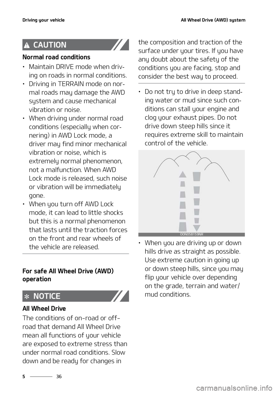 KIA SORENTO 2022  Owners Manual �%�S�J�W�J�O�H��Z�P�V�S��W�F�I�J�D�M�F
��
�
�"�M�M��8�I�F�F�M��%�S�J�W�F��	�"�8�%�
��T�Z�T�U�F�N
�$�"�6�5�*�0�/
�/�P�S�N�B�M��S�P�B�E��D�P�O�E�J�U�J�P�O�T
LÜ �.�B�J�O�U�B�J�O��%�3�*�7�&�