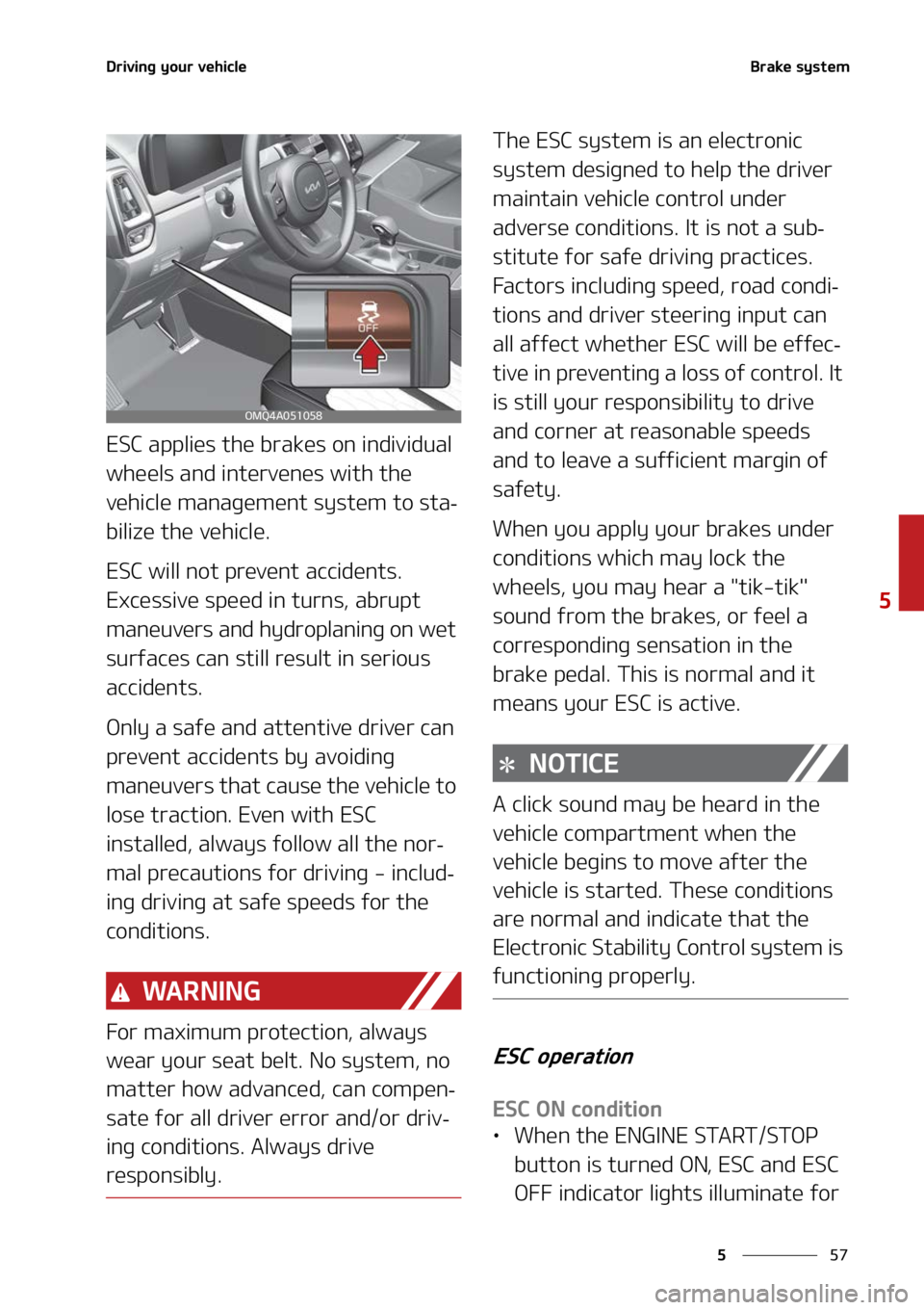 KIA SORENTO 2022  Owners Manual ��
�
�
�%�S�J�W�J�O�H��Z�P�V�S��W�F�I�J�D�M�F�#�S�B�L�F��T�Z�T�U�F�N
�&�4�$��B�Q�Q�M�J�F�T��U�I�F��C�S�B�L�F�T��P�O��J�O�E�J�W�J�E�V�B�M�
�X�I�F�F�M�T��B�O�E��J�O�U�F�S�W�F�O�F�T��X�J�