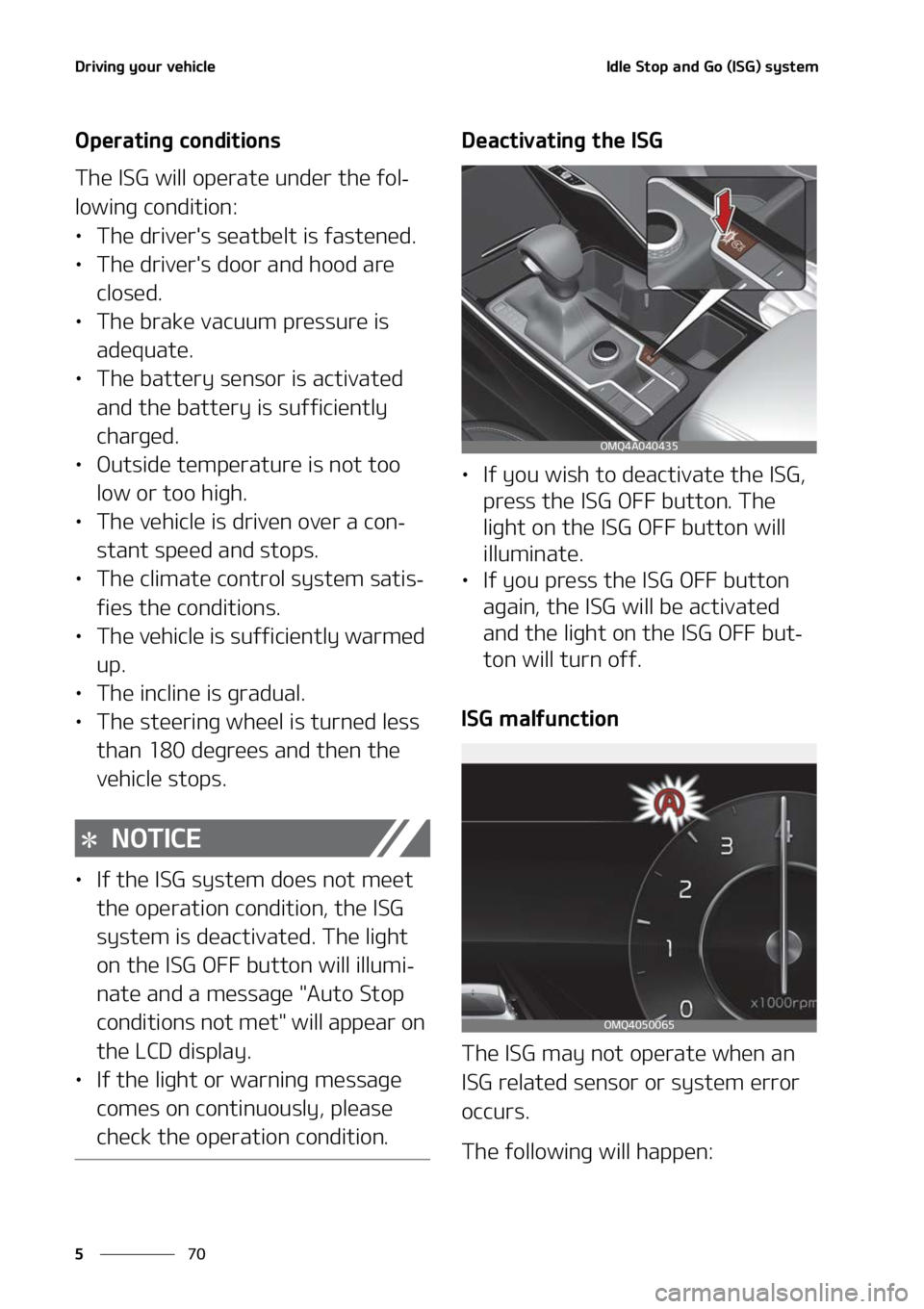 KIA SORENTO 2022  Owners Manual �%�S�J�W�J�O�H��Z�P�V�S��W�F�I�J�D�M�F
��
�
�*�E�M�F��4�U�P�Q��B�O�E��(�P��	�*�4�(�
��T�Z�T�U�F�N
�0�Q�F�S�B�U�J�O�H��D�P�O�E�J�U�J�P�O�T
�5�I�F��*�4�(��X�J�M�M��P�Q�F�S�B�U�F��V�O�E�F�