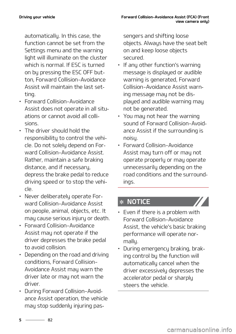 KIA SORENTO 2022  Owners Manual �%�S�J�W�J�O�H��Z�P�V�S��W�F�I�J�D�M�F
��
�
��P�S�X�B�S�E��$�P�M�M�J�T�J�P�O��"�W�P�J�E�B�O�D�F��"�T�T�J�T�U��	��$�"�
��	��S�P�O�U
�W�J�F�X��D�B�N�F�S�B��P�O�M�Z�

�B�V�U�P�N�B�U�J�D�B�