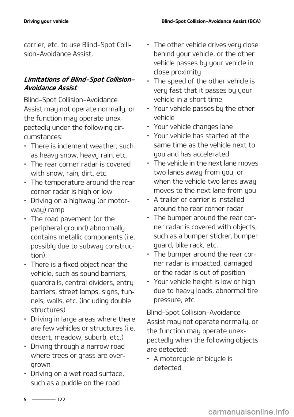 KIA SORENTO 2022  Owners Manual �%�S�J�W�J�O�H��Z�P�V�S��W�F�I�J�D�M�F
���
�
�#�M�J�O�E��4�Q�P�U��$�P�M�M�J�T�J�P�O��"�W�P�J�E�B�O�D�F��"�T�T�J�T�U��	�#�$�"�

�D�B�S�S�J�F�S�
��F�U�D���U�P��V�T�F��#�M�J�O�E��4�Q�P�U