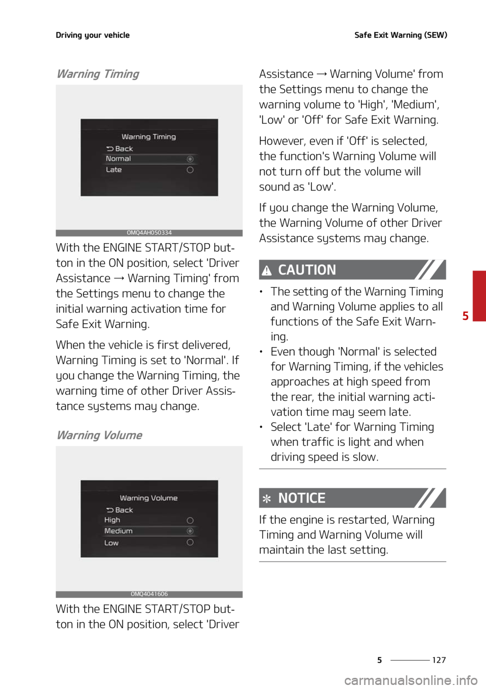 KIA SORENTO 2022  Owners Manual ���
�
�
�%�S�J�W�J�O�H��Z�P�V�S��W�F�I�J�D�M�F�4�B�G�F��&�Y�J�U��8�B�S�O�J�O�H��	�4�&�8�

�8�B�S�O�J�O�H��5�J�N�J�O�H
�8�J�U�I��U�I�F��&�/�(�*�/�&��4�5�"�3�5��4�5�0�1��C�V�U-
�U�P�O��