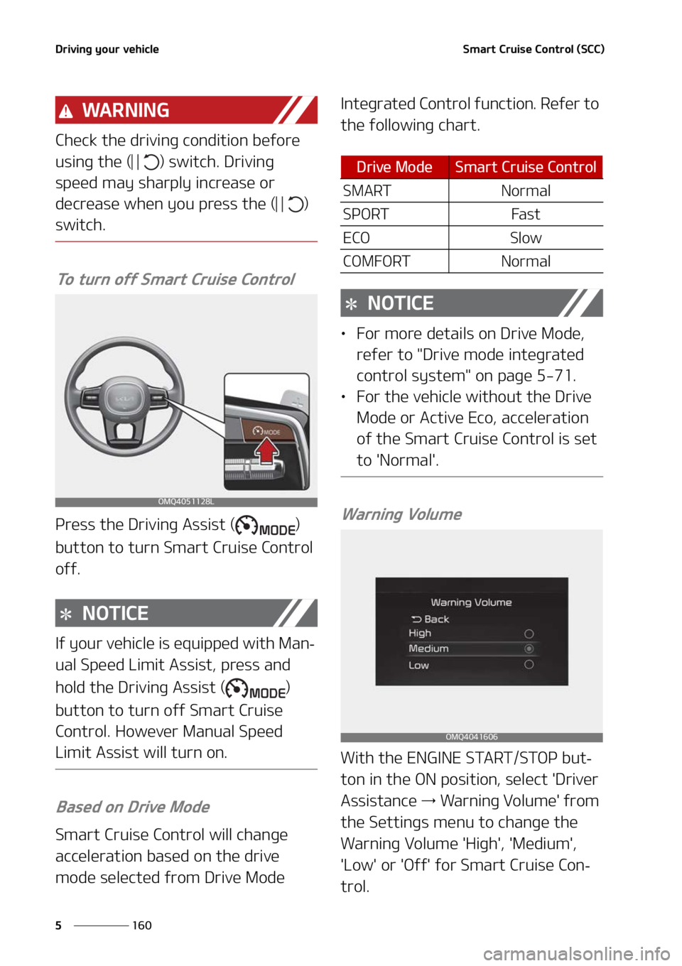 KIA SORENTO 2022  Owners Manual �%�S�J�W�J�O�H��Z�P�V�S��W�F�I�J�D�M�F
���
�
�4�N�B�S�U��$�S�V�J�T�F��$�P�O�U�S�P�M��	�4�$�$�

�8�" �3 �/ �* �/ �(
�$�I�F�D�L��U�I�F��E�S�J�W�J�O�H��D�P�O�E�J�U�J�P�O��C�F�G�P�S�F�
�V�T�