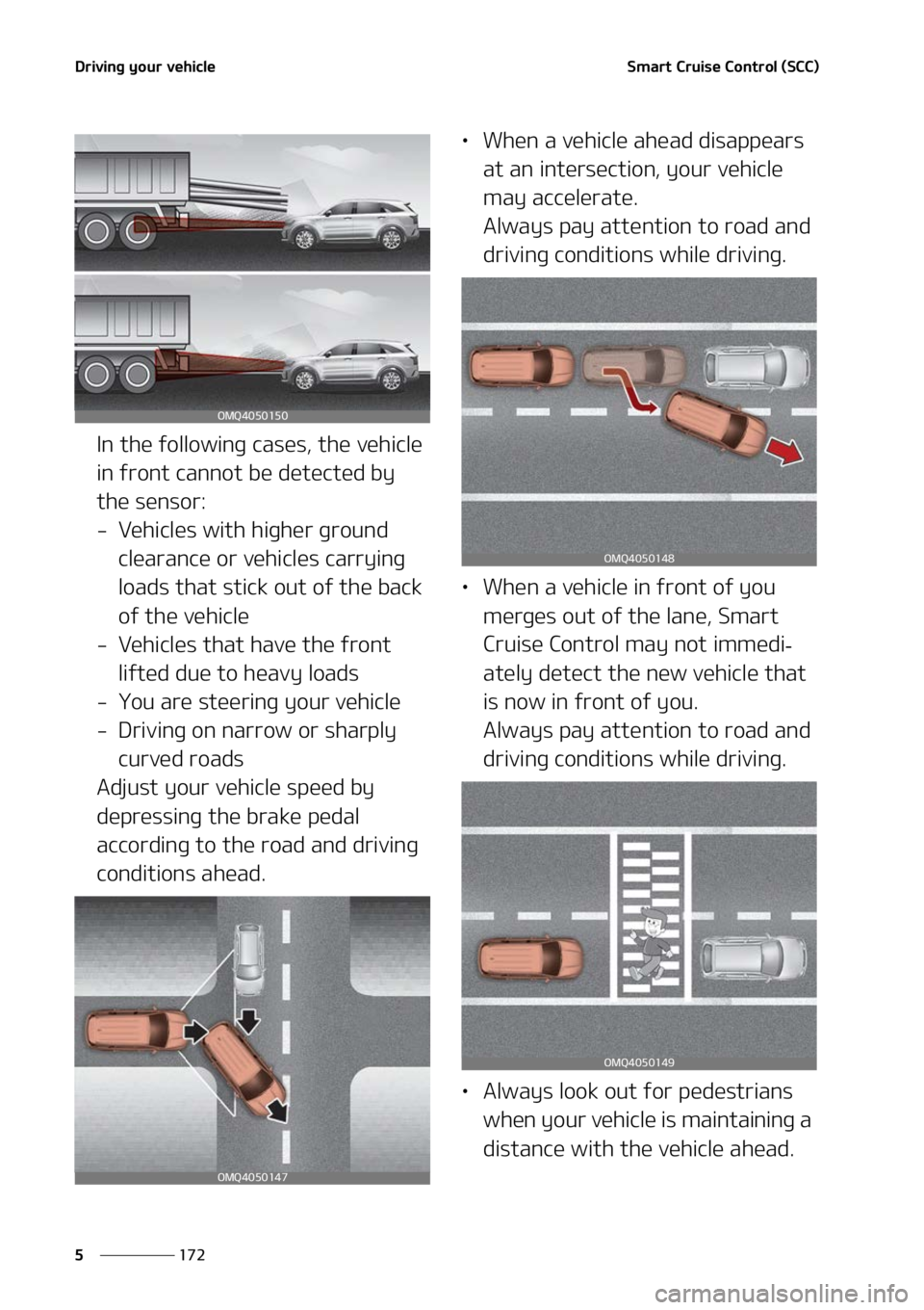 KIA SORENTO 2022  Owners Manual �%�S�J�W�J�O�H��Z�P�V�S��W�F�I�J�D�M�F
���
�
�4�N�B�S�U��$�S�V�J�T�F��$�P�O�U�S�P�M��	�4�$�$�

�*�O��U�I�F��G�P�M�M�P�X�J�O�H��D�B�T�F�T�
��U�I�F��W�F�I�J�D�M�F�
�J�O��G�S�P�O�U��D�B�