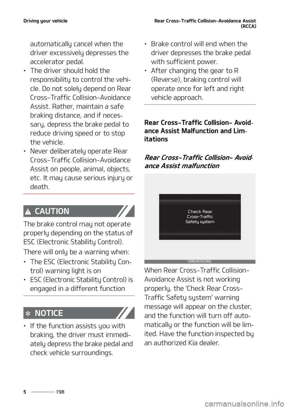 KIA SORENTO 2022  Owners Manual �%�S�J�W�J�O�H��Z�P�V�S��W�F�I�J�D�M�F
���
�
�3�F�B�S��$�S�P�T�T��5�S�B�G�G�J�D��$�P�M�M�J�T�J�P�O��"�W�P�J�E�B�O�D�F��"�T�T�J�T�U
�	�3�$�$�"�

�B�V�U�P�N�B�U�J�D�B�M�M�Z��D�B�O�D�F�M��X�