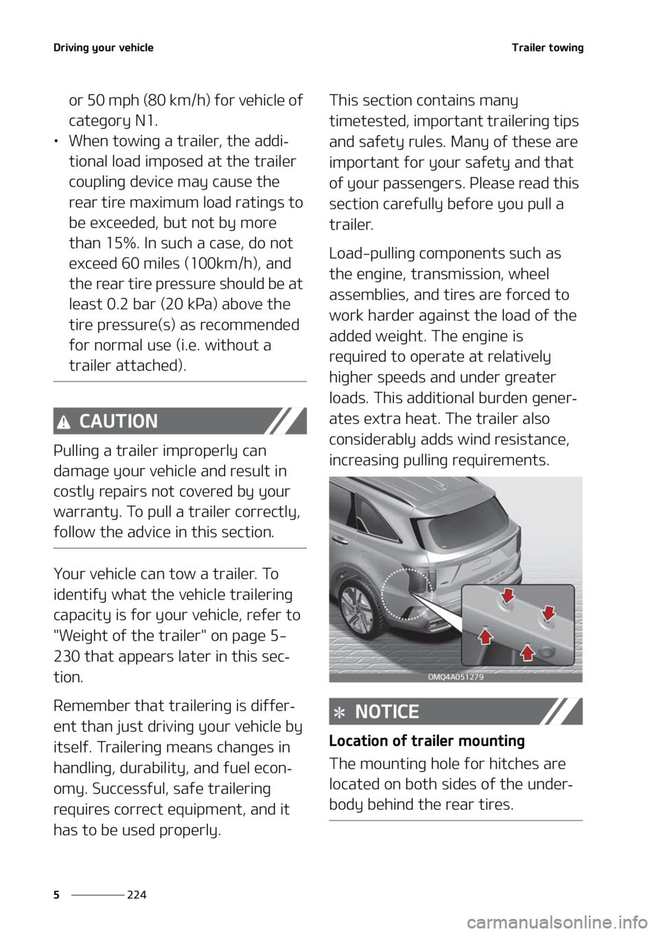 KIA SORENTO 2022  Owners Manual �%�S�J�W�J�O�H��Z�P�V�S��W�F�I�J�D�M�F
���
�
�5�S�B�J�M�F�S��U�P�X�J�O�H
�P�S�����N�Q�I��	����L�N��I�
��G�P�S��W�F�I�J�D�M�F��P�G�
�D�B�U�F�H�P�S�Z��/��
LÜ �8�I�F�O��U�P�X�J�O