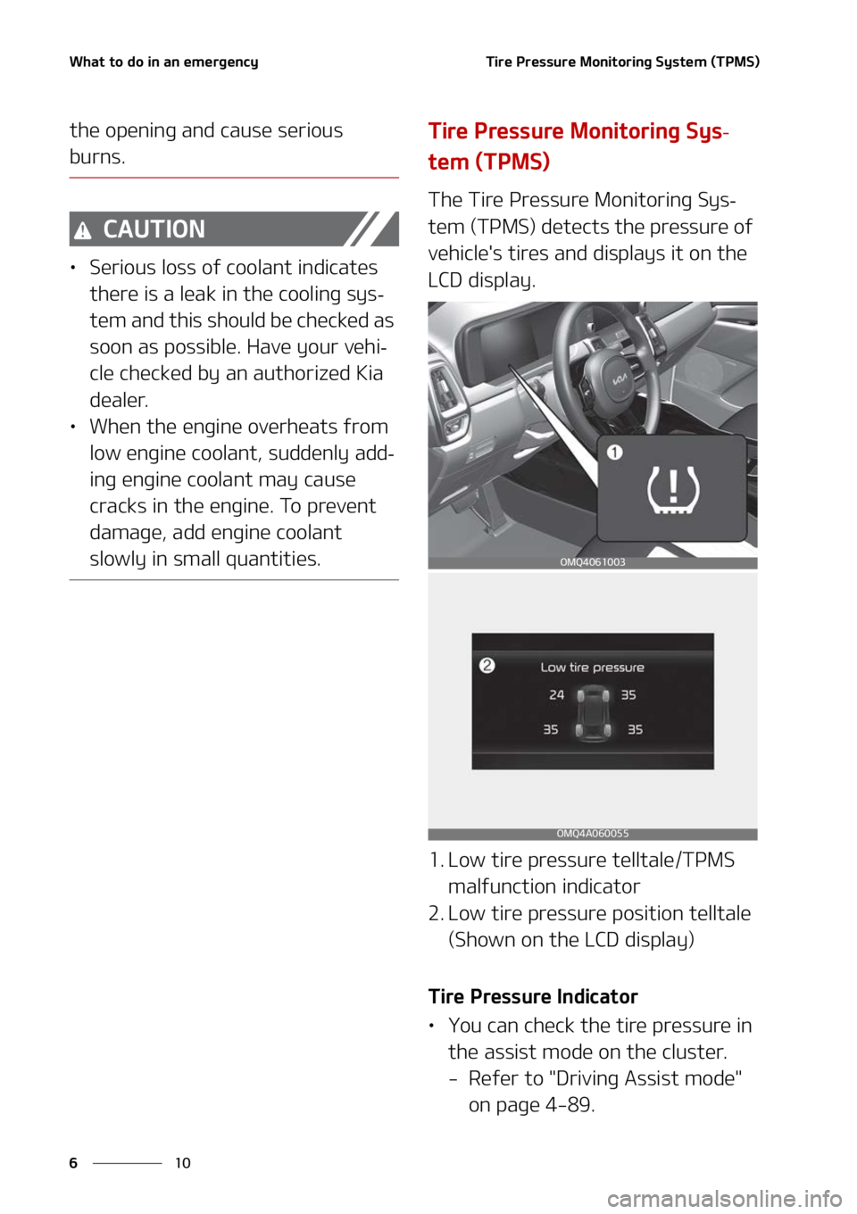 KIA SORENTO 2022  Owners Manual  8 I B U  U P  E P  J O  B O  F N F S H F O D Z
  
 
 5 J S F  1 S F T T V S F  . P O J U P S J O H  4 Z T U F N  	 5 1 . 4 

 U I F  P Q F O J O H  B O E  D B V T F  T F S J P V T 
 