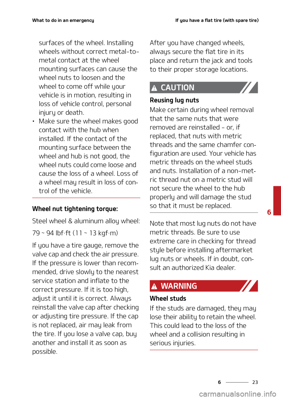 KIA SORENTO 2022  Owners Manual ��
�
�
�8�I�B�U��U�P��E�P��J�O��B�O��F�N�F�S�H�F�O�D�Z�*�G��Z�P�V��I�B�W�F��B��G�M�B�U��U�J�S�F��	�X�J�U�I��T�Q�B�S�F��U�J�S�F�

�T�V�S�G�B�D�F�T��P�G��U�I�F��X�I�F�F�M���*�O�T�U