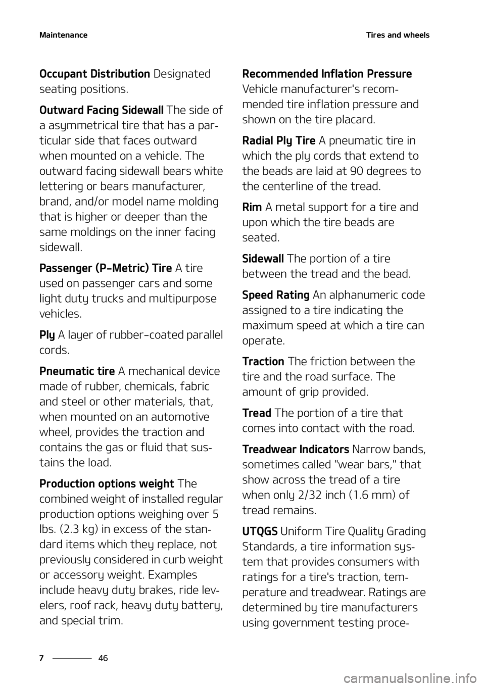 KIA SORENTO 2022  Owners Manual �.�B�J�O�U�F�O�B�O�D�F
��
�
�5�J�S�F�T��B�O�E��X�I�F�F�M�T
�0�D�D�V�Q�B�O�U��%�J�T�U�S�J�C�V�U�J�P�O ��%�F�T�J�H�O�B�U�F�E�
�T�F�B�U�J�O�H��Q�P�T�J�U�J�P�O�T�
�0�V�U�X�B�S�E���B�D�J�O�H��