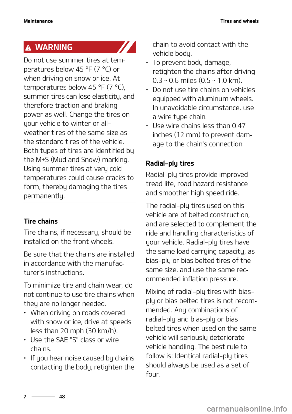 KIA SORENTO 2022  Owners Manual �.�B�J�O�U�F�O�B�O�D�F
��
�
�5�J�S�F�T��B�O�E��X�I�F�F�M�T
�8�" �3 �/ �* �/ �(
�%�P��O�P�U��V�T�F��T�V�N�N�F�S��U�J�S�F�T��B�U��U�F�N-
�Q�F�S�B�U�V�S�F�T��C�F�M�P�X����F