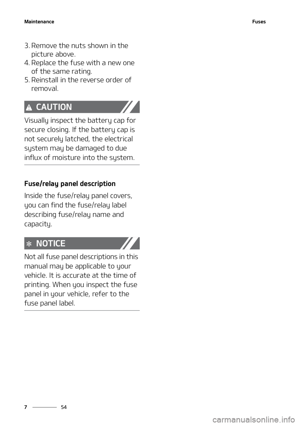 KIA SORENTO 2022  Owners Manual �.�B�J�O�U�F�O�B�O�D�F
��
�
��V�T�F�T
�� �3�F�N�P�W�F��U�I�F��O�V�U�T��T�I�P�X�O��J�O��U�I�F�
�Q�J�D�U�V�S�F��B�C�P�W�F�
�� �3�F�Q�M�B�D�F��U�I�F��G�V�T�F��X�J�U�I��B��O�F�X��P�O