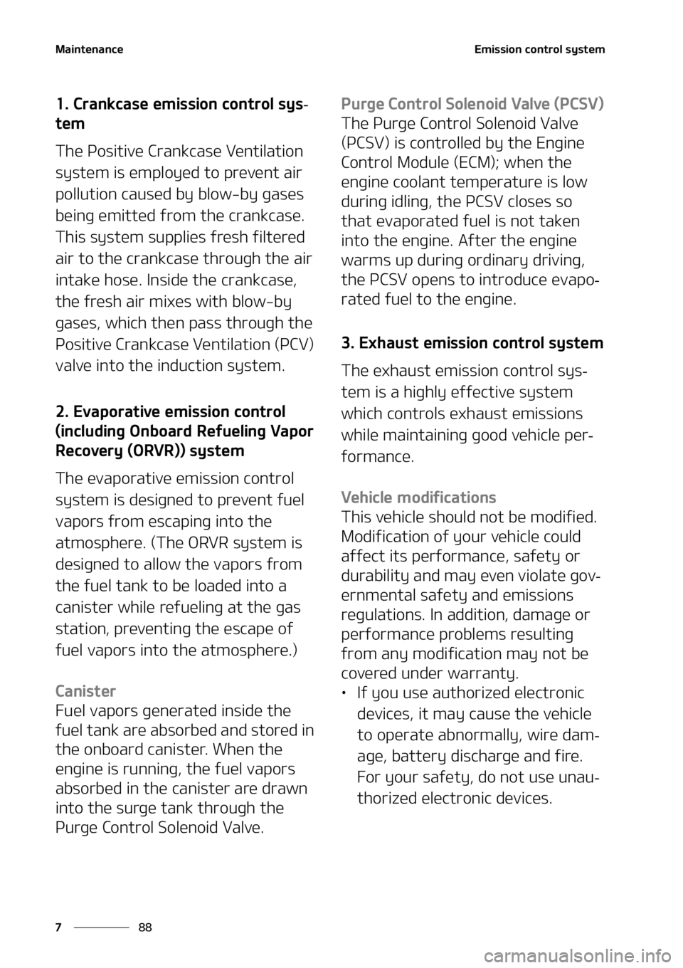 KIA SORENTO 2022  Owners Manual �.�B�J�O�U�F�O�B�O�D�F
��
�
�&�N�J�T�T�J�P�O��D�P�O�U�S�P�M��T�Z�T�U�F�N
����$�S�B�O�L�D�B�T�F��F�N�J�T�T�J�P�O��D�P�O�U�S�P�M��T�Z�T-
�U�F�N
�5�I�F��1�P�T�J�U�J�W�F��$�S�B�O�L�D�B�T�F��