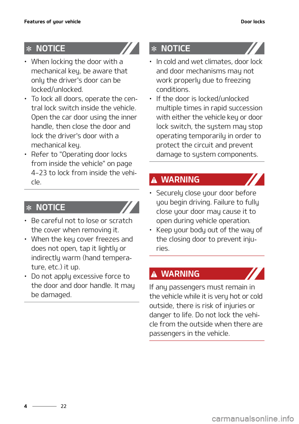 KIA SORENTO 2021  Owners Manual ��F�B�U�V�S�F�T��P�G��Z�P�V�S��W�F�I�J�D�M�F
��
�
�%�P�P�S��M�P�D�L�T
�/�0�5�*�$�&
LÜ �8�I�F�O��M�P�D�L�J�O�H��U�I�F��E�P�P�S��X�J�U�I��B�
�N�F�D�I�B�O�J�D�B�M��L�F�Z�
��C�F��B�X�B�S