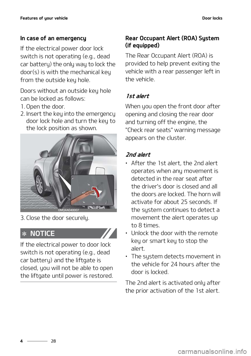 KIA SORENTO 2021  Owners Manual ��F�B�U�V�S�F�T��P�G��Z�P�V�S��W�F�I�J�D�M�F
��
�
�%�P�P�S��M�P�D�L�T
�*�O��D�B�T�F��P�G��B�O��F�N�F�S�H�F�O�D�Z
�*�G��U�I�F��F�M�F�D�U�S�J�D�B�M��Q�P�X�F�S��E�P�P�S��M�P�D�L�
�T�X�J