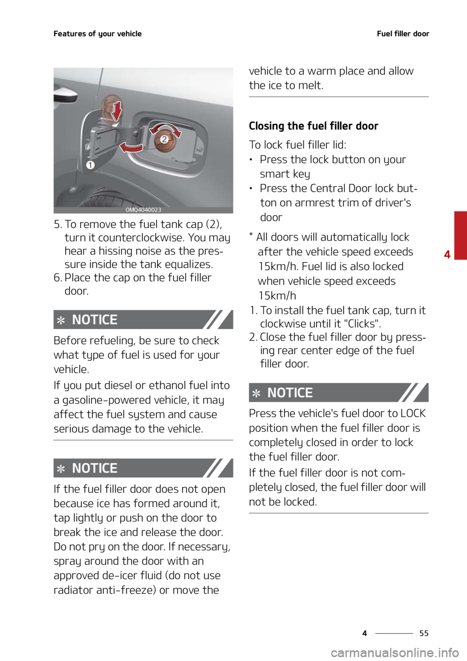 KIA SORENTO 2021  Owners Manual ��
�
�
��F�B�U�V�S�F�T��P�G��Z�P�V�S��W�F�I�J�D�M�F��V�F�M��G�J�M�M�F�S��E�P�P�S
�� �5�P��S�F�N�P�W�F��U�I�F��G�V�F�M��U�B�O�L��D�B�Q��	��
�
��U�V�S�O��J�U��D�P�V�O�U�F�S�D�M�P�
