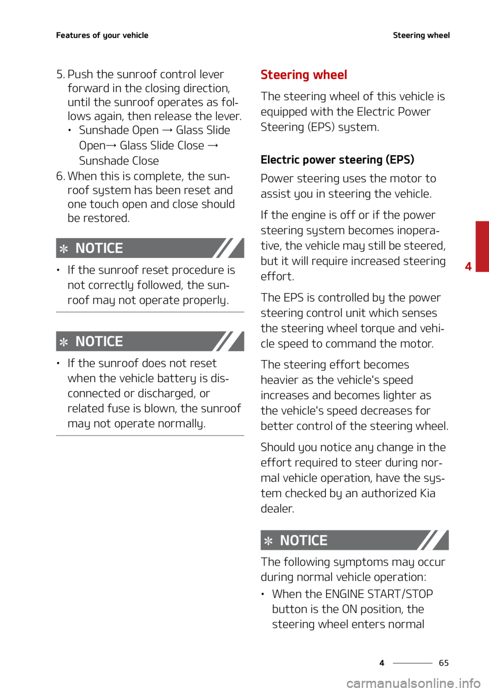 KIA SORENTO 2021  Owners Manual ��
�
�
��F�B�U�V�S�F�T��P�G��Z�P�V�S��W�F�I�J�D�M�F�4�U�F�F�S�J�O�H��X�I�F�F�M
�� �1�V�T�I��U�I�F��T�V�O�S�P�P�G��D�P�O�U�S�P�M��M�F�W�F�S�
�G�P�S�X�B�S�E��J�O��U�I�F��D�M�P�T�J�O�H