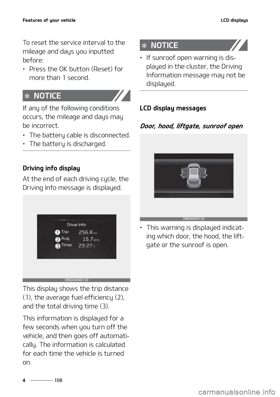 KIA SORENTO 2021  Owners Manual ��F�B�U�V�S�F�T��P�G��Z�P�V�S��W�F�I�J�D�M�F
���
�
�-�$�%��E�J�T�Q�M�B�Z�T
�5�P��S�F�T�F�U��U�I�F��T�F�S�W�J�D�F��J�O�U�F�S�W�B�M��U�P��U�I�F�
�N�J�M�F�B�H�F��B�O�E��E�B�Z�T��Z�P�V�