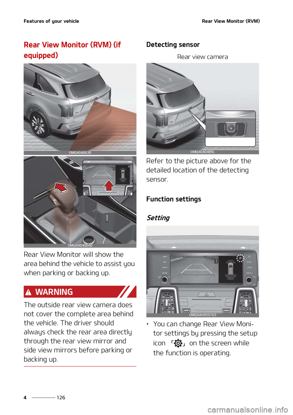 KIA SORENTO 2021  Owners Manual ��F�B�U�V�S�F�T��P�G��Z�P�V�S��W�F�I�J�D�M�F
���
�
�3�F�B�S��7�J�F�X��.�P�O�J�U�P�S��	�3�7�.�

�3�F�B�S��7�J�F�X��.�P�O�J�U�P�S��	�3�7�.�
��	�J�G�
�F�R�V�J�Q�Q�F�E�

�3�F�B�S��7�J�F�X