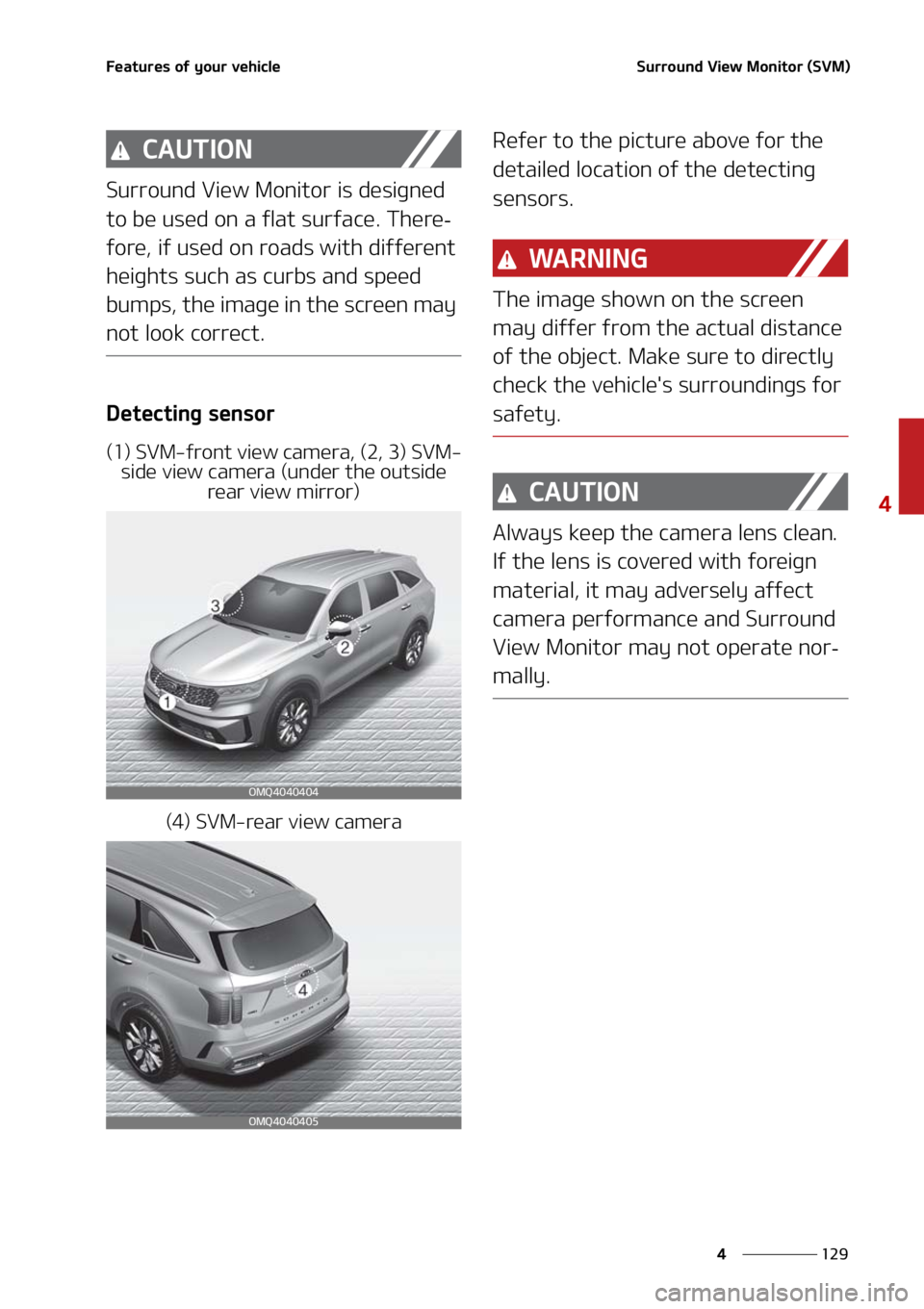 KIA SORENTO 2021  Owners Manual ���
�
�
��F�B�U�V�S�F�T��P�G��Z�P�V�S��W�F�I�J�D�M�F�4�V�S�S�P�V�O�E��7�J�F�X��.�P�O�J�U�P�S��	�4�7�.�

�$�"�6�5�*�0�/
�4�V�S�S�P�V�O�E��7�J�F�X��.�P�O�J�U�P�S��J�T��E�F�T�J�H�O�F�E�
