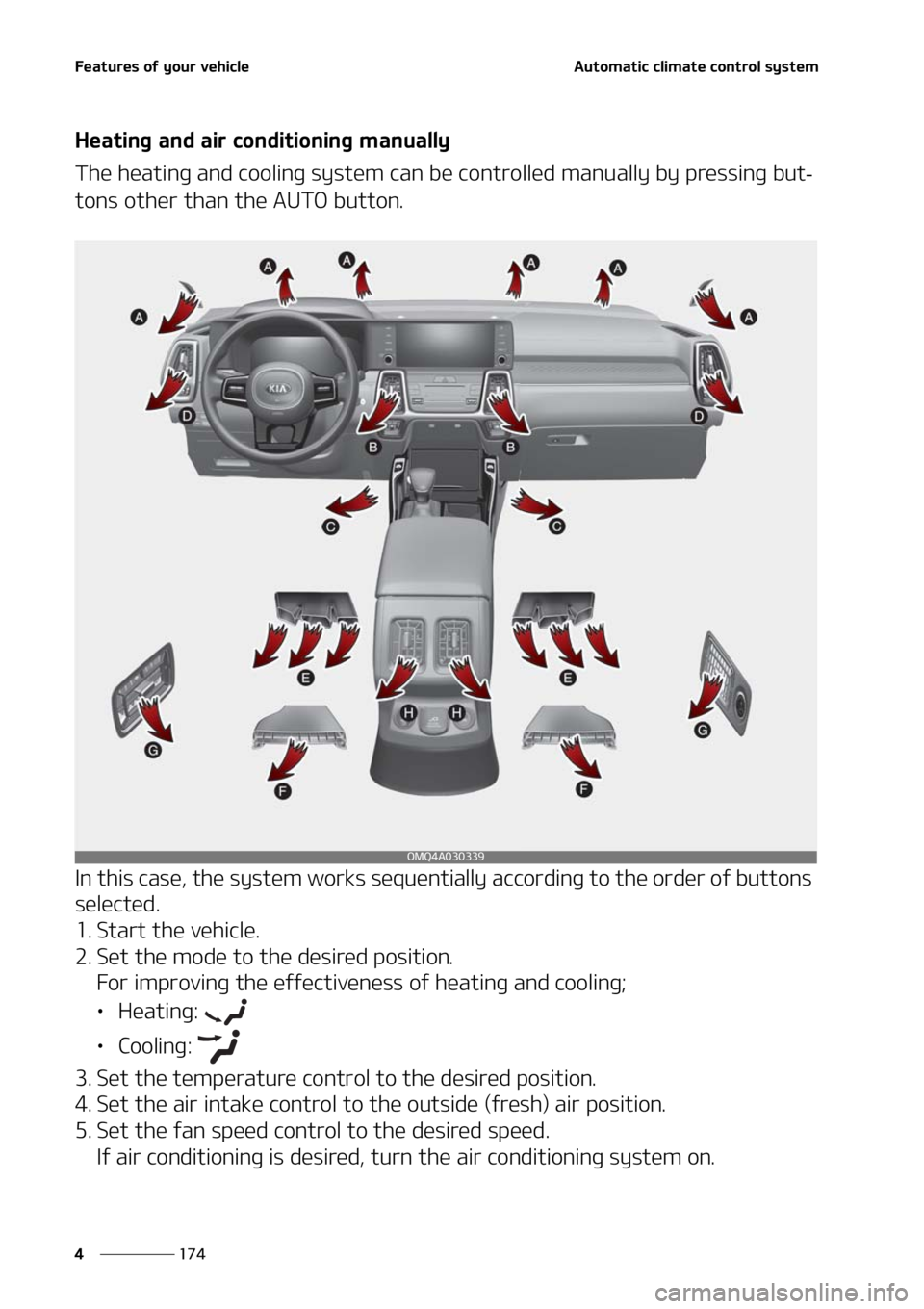 KIA SORENTO 2021  Owners Manual ��F�B�U�V�S�F�T��P�G��Z�P�V�S��W�F�I�J�D�M�F
���
�
�"�V�U�P�N�B�U�J�D��D�M�J�N�B�U�F��D�P�O�U�S�P�M��T�Z�T�U�F�N
�)�F�B�U�J�O�H��B�O�E��B�J�S��D�P�O�E�J�U�J�P�O�J�O�H��N�B�O�V�B�M�M�Z
�