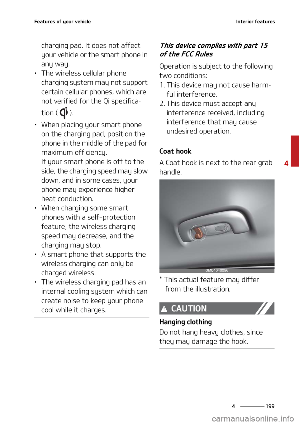 KIA SORENTO 2021  Owners Manual ���
�
�
��F�B�U�V�S�F�T��P�G��Z�P�V�S��W�F�I�J�D�M�F�*�O�U�F�S�J�P�S��G�F�B�U�V�S�F�T
�D�I�B�S�H�J�O�H��Q�B�E���*�U��E�P�F�T��O�P�U��B�G�G�F�D�U�
�Z�P�V�S��W�F�I�J�D�M�F��P�S��U�I�