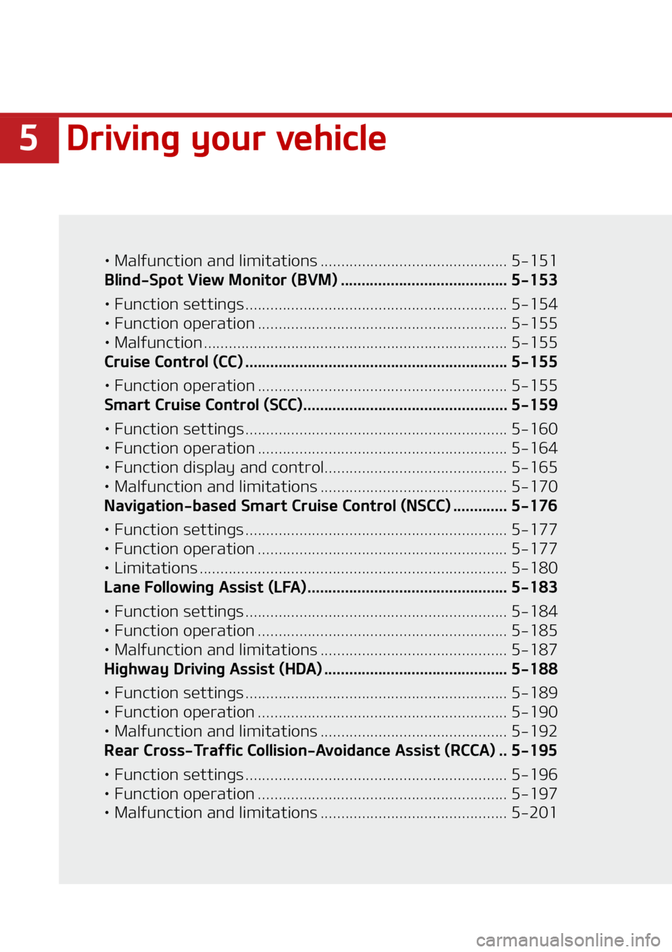 KIA SORENTO 2021  Owners Manual ��%�S�J�W�J�O�H��Z�P�V�S��W�F�I�J�D�M�F
LÜ��.�B�M�G�V�O�D�U�J�P�O��B�O�E��M�J�N�J�U�B�U�J�P �O�T ��������������������������������������������� ���