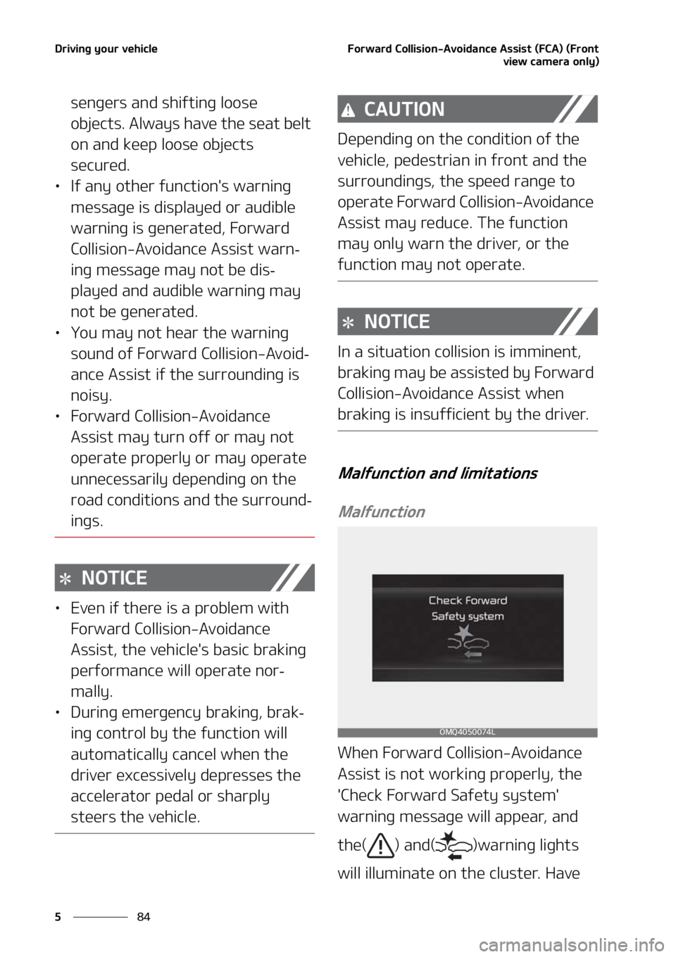KIA SORENTO 2021  Owners Manual �%�S�J�W�J�O�H��Z�P�V�S��W�F�I�J�D�M�F
��
�
��P�S�X�B�S�E��$�P�M�M�J�T�J�P�O��"�W�P�J�E�B�O�D�F��"�T�T�J�T�U��	��$�"�
��	��S�P�O�U
�W�J�F�X��D�B�N�F�S�B��P�O�M�Z�

�T�F�O�H�F�S�T��B�O�